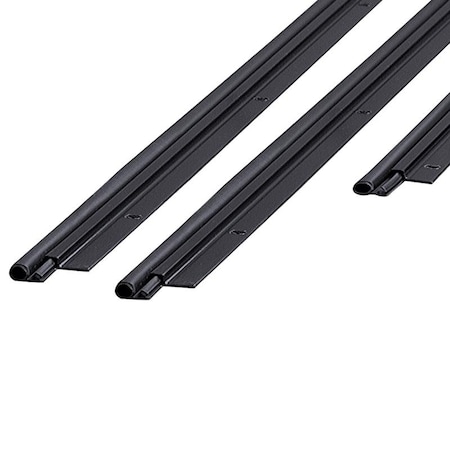 Black AluminumVinyl Jamb Kit For Door Jambs 84 In L X 15 In